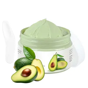Avocado Dead Sea Mud Deeping Cleansing Clay Face Masks, Detox Face Masks for Moisturizing, Green Tea Deep Clean Clay Mask for oil, Pore, Blackheads, Wrinkles, Hydrating Facial Mask for Women