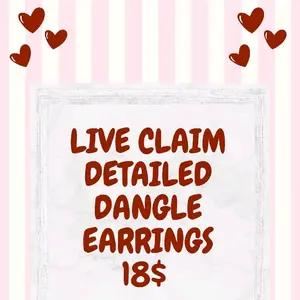 YOU CLAIM Polymer Clay Dangle Earrings Handmade Hypoallergenic Lightweight Gift Ideas