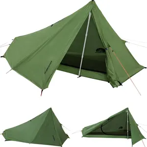 1 Person Trekking Pole Tent for Backpacking - Ultralight Backpacking Tent,  Hiking Tent for Camping, Lightweight Camping Tent for Scouts, Trekker(NO Trekking Poles)