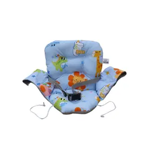 Child Electric Vehicle & Stroller Thick Cotton Plush Pad - Enclosed Shape, Winter Warm, Cute Cartoon/Animal Prints, Optional Safety Belt, Fits Snugly, Playful Look