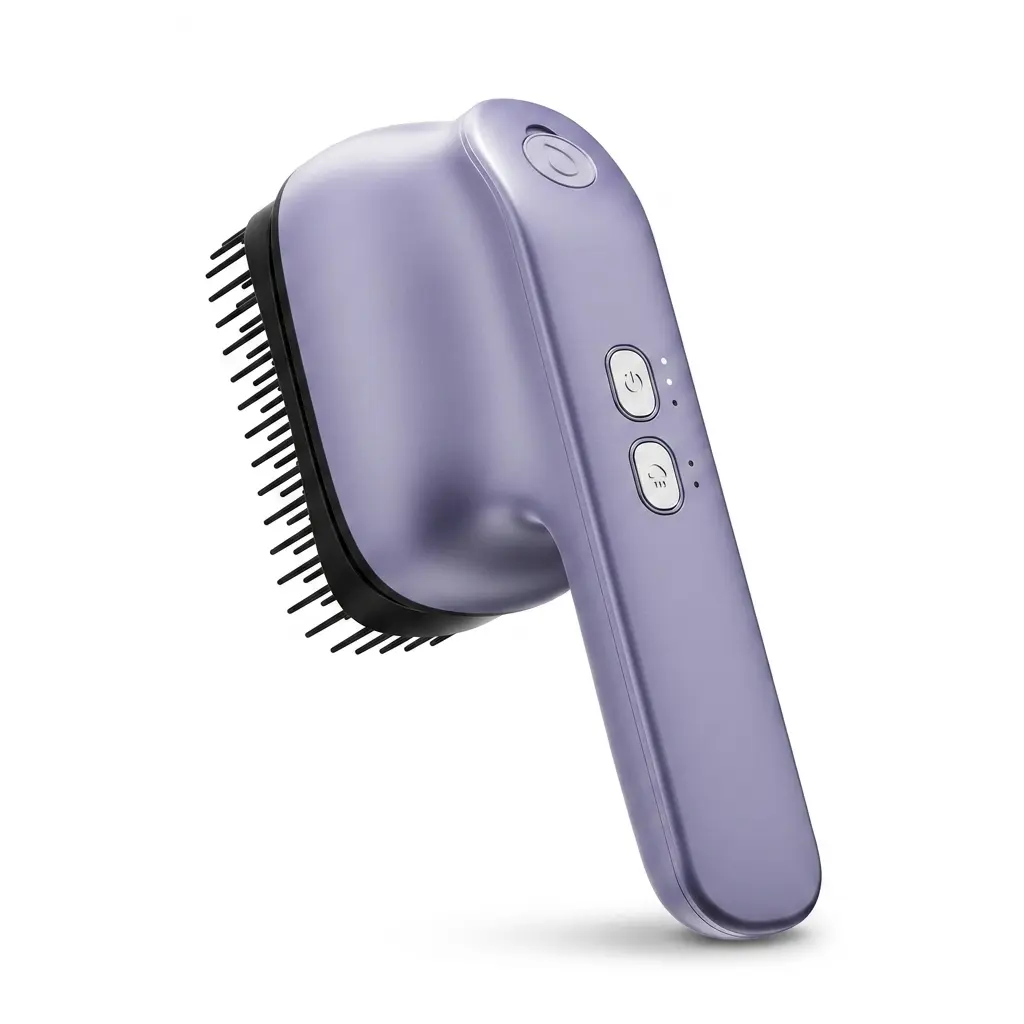 Professional Red Light Therapy Scalp Massager Comb - Hair Growth Tool with Lights, Essential Oil Mist, Soothing Relaxation, Portable Electric for Home Hair Care