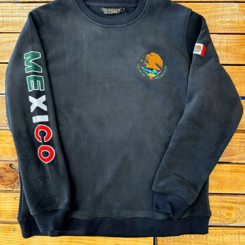 Mexico soft crewneck sweater (fitted) Menswear Casual Pullover