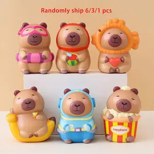 Cute Animal Stress Relief Ornament, Class Rewards, Basket Filler, Perfect Holiday Gift, Durable Rubber, Unique Squeeze Ornament, Party Gifts, Sensory Fidget