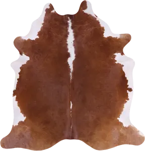 SUPER SALE Brown Natural Cowhide Rug - XX-Large 7' 7"H x 7' 1"W