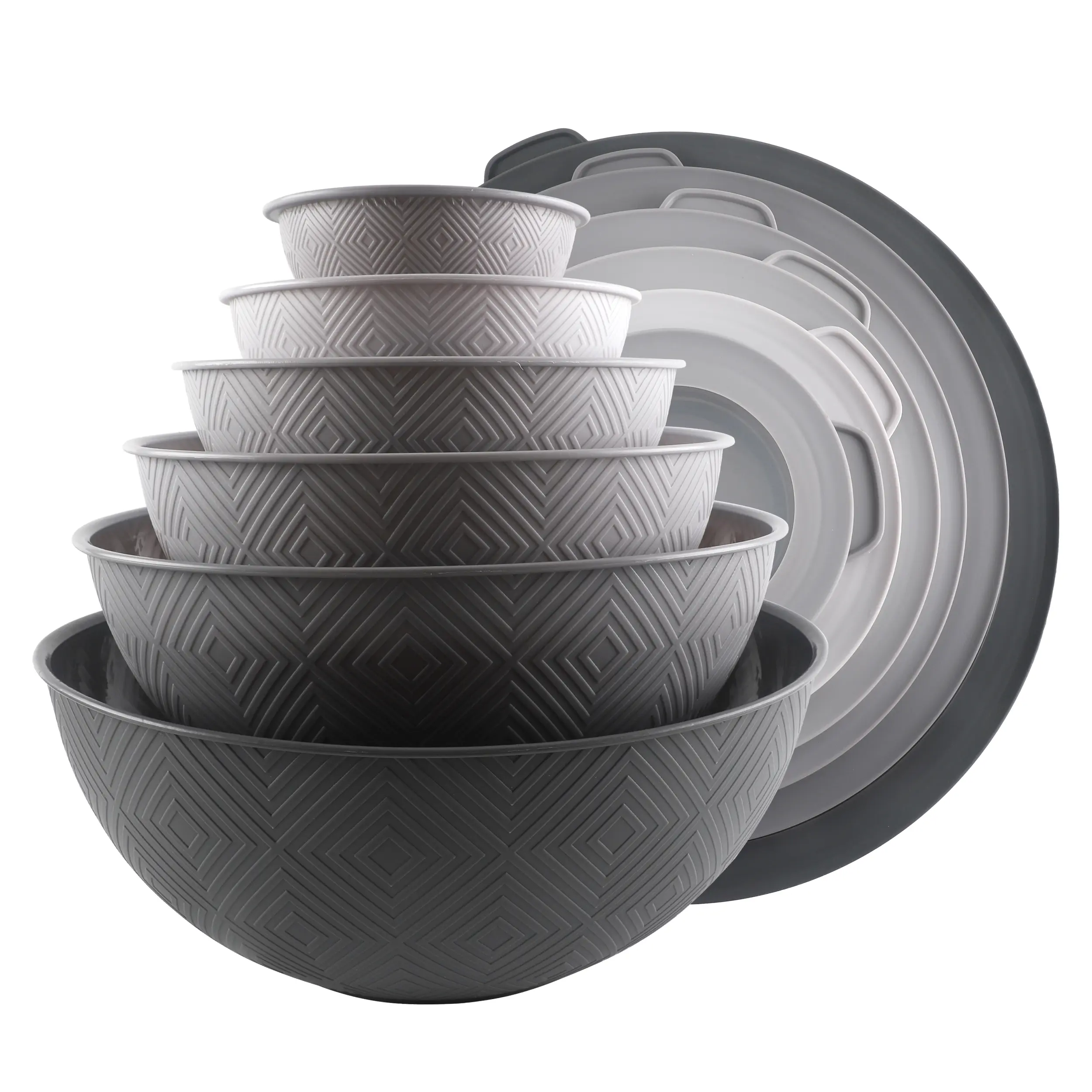 Grey Ombre - Rhombus