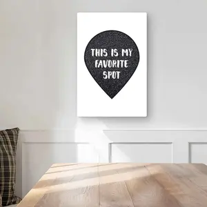 Begin Home Decor C1MP1218QHUTBR 12 x 18 in. It My Favorite Spot Wall Art - Monochrome Bathroom Metal Print