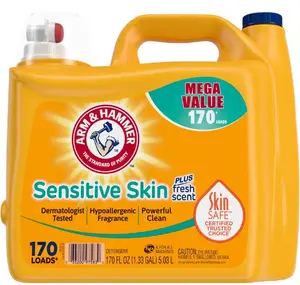 170 fl. oz. Sensitive Skin Plus Fresh Scent Liquid Laundry Detergent, 170 Loads