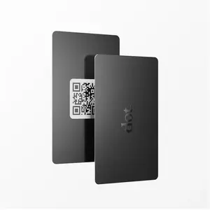 Premium Black Dot Card - NFC Business Networking Card with Tap Technology for Instant Connections