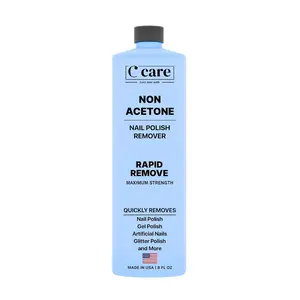 Gentle Touch Non-Acetone Nail Polish Remover | Nourishing Formula | Professional Quality | Rapid Remove | Non-Drying | 8 Fl oz
