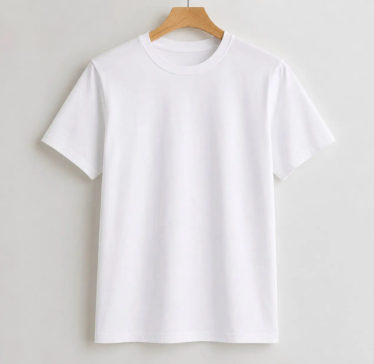 Plain White T-Shirt | Classic Unisex Crewneck Tee | Minimalist Basic Shirt | Everyday Casual Cotton Tee | Blank Shirt for Custom Designs