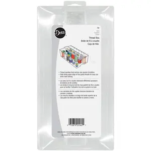 Thread Box for Spools and Bobbins, Clear