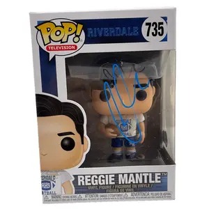Charles Melton Authentic Autographed Reggie Mantle Riverdale 735 Funko Pop Figure