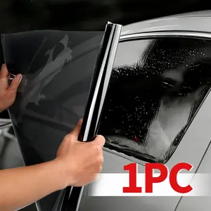 1pc 20x118 Inch Solar Film UV Protection Sticker for Car Windows, Heat Insulation, Easy Application, Car Window Accessories