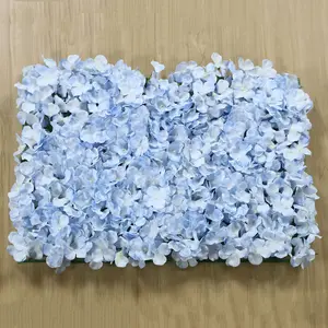 17 Inch By 24 Inch Blue Hydrangea Floral Panel