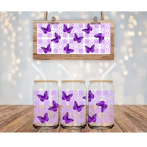 Beautifully Designed-Everyday 16oz Glass Cans for Drinking - Drinkware available in Stainless Steel, Plastic and Glass