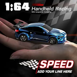 4wd Remote Control Drift Car 2.4GHz 1:64 Scale, LED Lights, Rechargeable USB, Perfect Gift for Kids & Teens, Requires Aa Batteries, Drift Rc Car