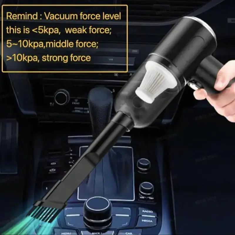 Powerful Wireless Handheld Vacuum Cleaner with Strong Suction for Home, Car Cleaning Supplies, Household Appliances, Car Stuff, Car Vacuum, Vacuum Ext