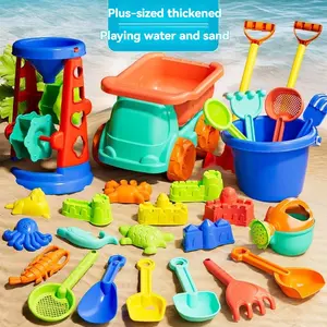 Kids Sand Toys Set, 23-Piece Beach Toy Kit for Children Ages 3-13, Includes Water Wheel Sandbox Tools & Molds, Perfect Summer Playset