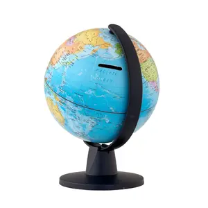GeoClassic Coin Bank Globe