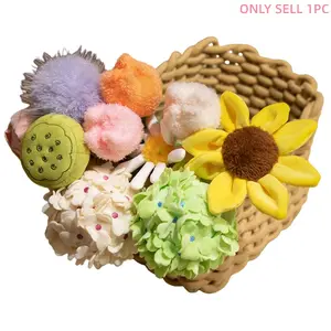 Realistic Flower Plush Toy, DIY Floral Wristband Decor, Perfect for Home & Outdoor Decoration, Ideal Gift for Valentine's Day, Mother's Day, Friendship Day