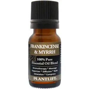 Plantlife Frankincense & Myrrh Essential Oil Blend – Grounding & Earthy Aromatherapy