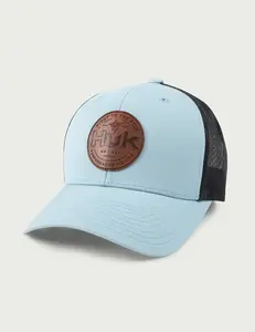 Leather Patch Trucker Hat