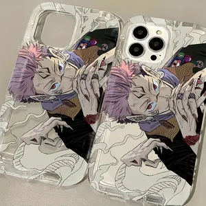 Jujutsu Kaisen Cool Gojo Satoru Phone Case for iPhone 17 16e 16 15 14 13 12 11 Pro Max Mini Air XR XS X 7 8 Plus, Shockproof Protective Soft Tpu Back Cover