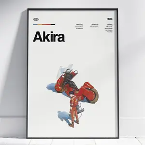 (Poster) Akira Poster, Akira Print, Akira Wall, Akira Wall Decor, Anime Poster, Vintage Retro Art Print