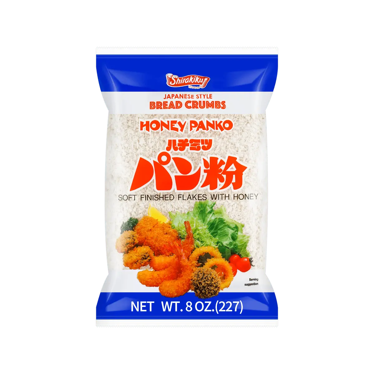 SHIRAKIKU Japanese Panko Breadcrumbs 227g - Crispy & Fluffy for Frying, Baking, and Cooking