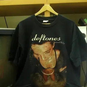 Deftones Around The Fur Albums basic black short sleeve T shirt cotton NH8656
