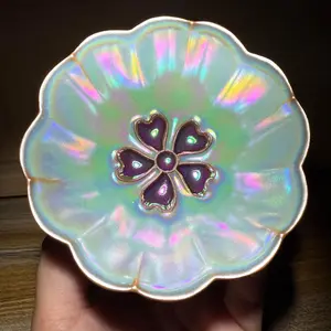 Jianzhan, handmade by master, inherited from intangible cultural mother of pearl glaze tea cup