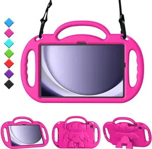 Case for  Galaxy Tab A9 Plus 11" Tablet, with  Strap, Shockproof Handle Stand Protective Cover for  Galaxy Tab A9+ 11 Inch 2023(SM-X210/X216/X218),