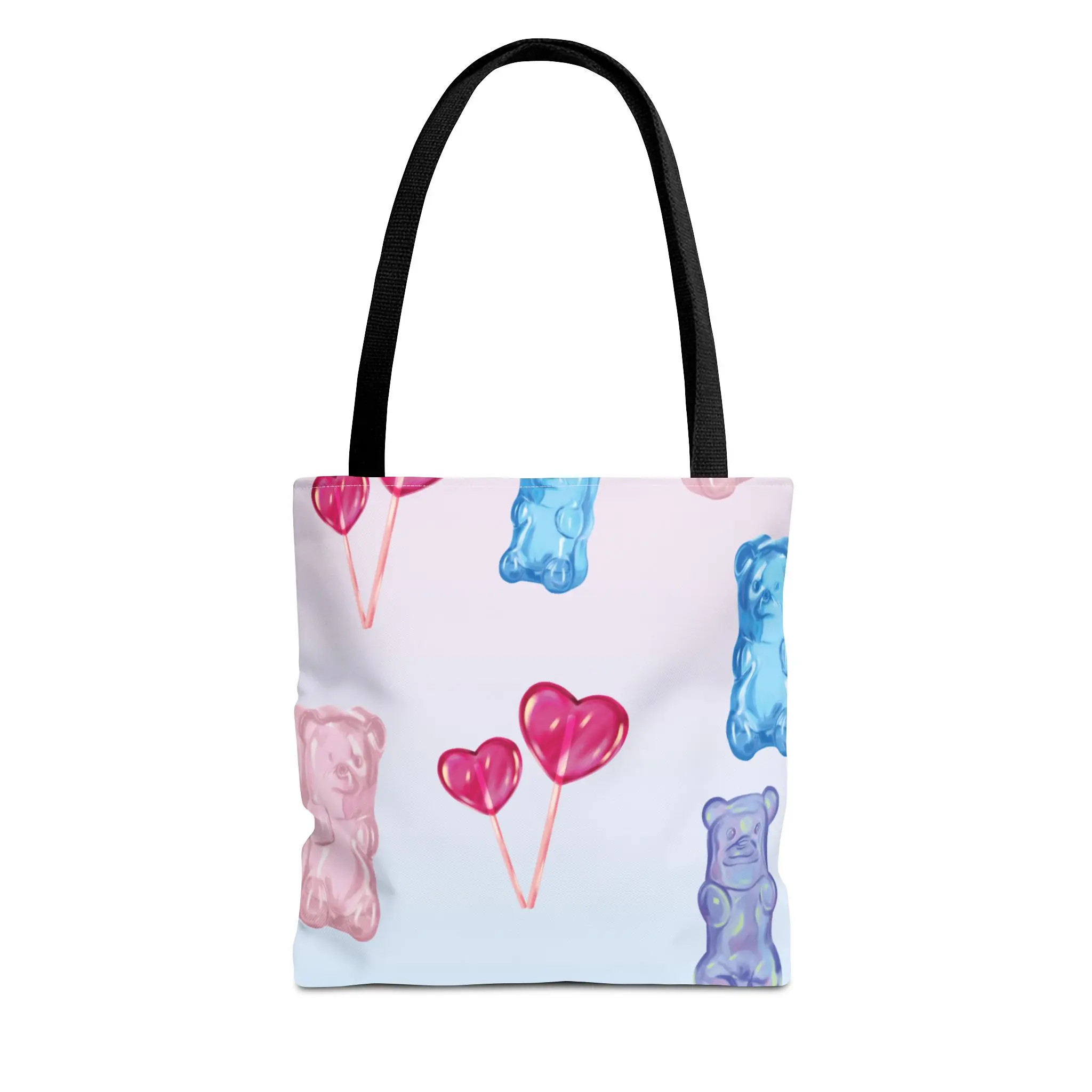 Gummy Bear tote|  Heart tote| Lollipop Tote Bag | Candy Pattern tote| women’s tote| candy tote | girly tote | reusable bag| reusable tote women