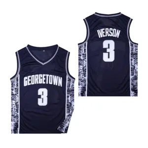 Men's Basketball Jersey #3 Stretch Knit, Embroidered, Loose Fit, Versatile for Sports, Casual, Outdoor, Team, Holiday, Party, Vacation, Adult Unisex