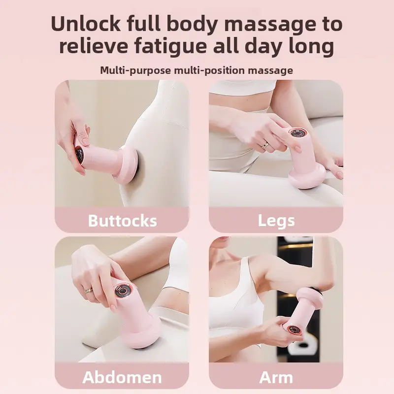 Cross-border fat push machine household massage stick handheld portable massager neck waist shoulder kneading body massager