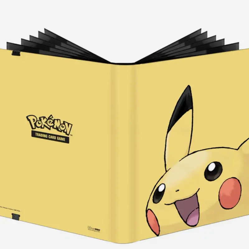 Ultra Pro Pikachu 9-Pocket PRO-Binder for Pokémon Trading Card Game Collectible Cards Organizer