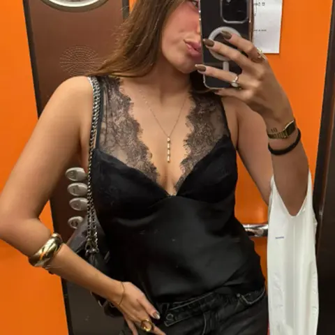 Sexy Black Lace Slip Top Women Summer Y2K Tanks & Camis Casual Corset Crop Cup Tops For Woman Bustier Sleeveless Backless Bra Camisole Classy Tops