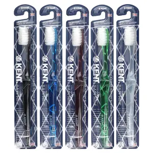 Kent Ultra Soft Tootbrush, Sapphire, 5 Toothbrushes