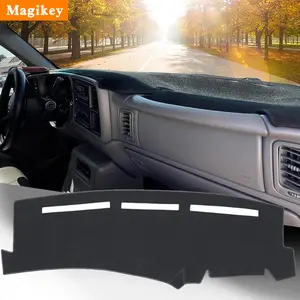 Magikey Chevrolet Silverado 1500 2500 3500 1999 2000 2001 2002 2003 2004 2005 2006 Dedicated Dashboard Sunshade, Light Blocking, Heat Insulation, and Light Blocking Mat, Anti-Reflective Car Interior Accessories
