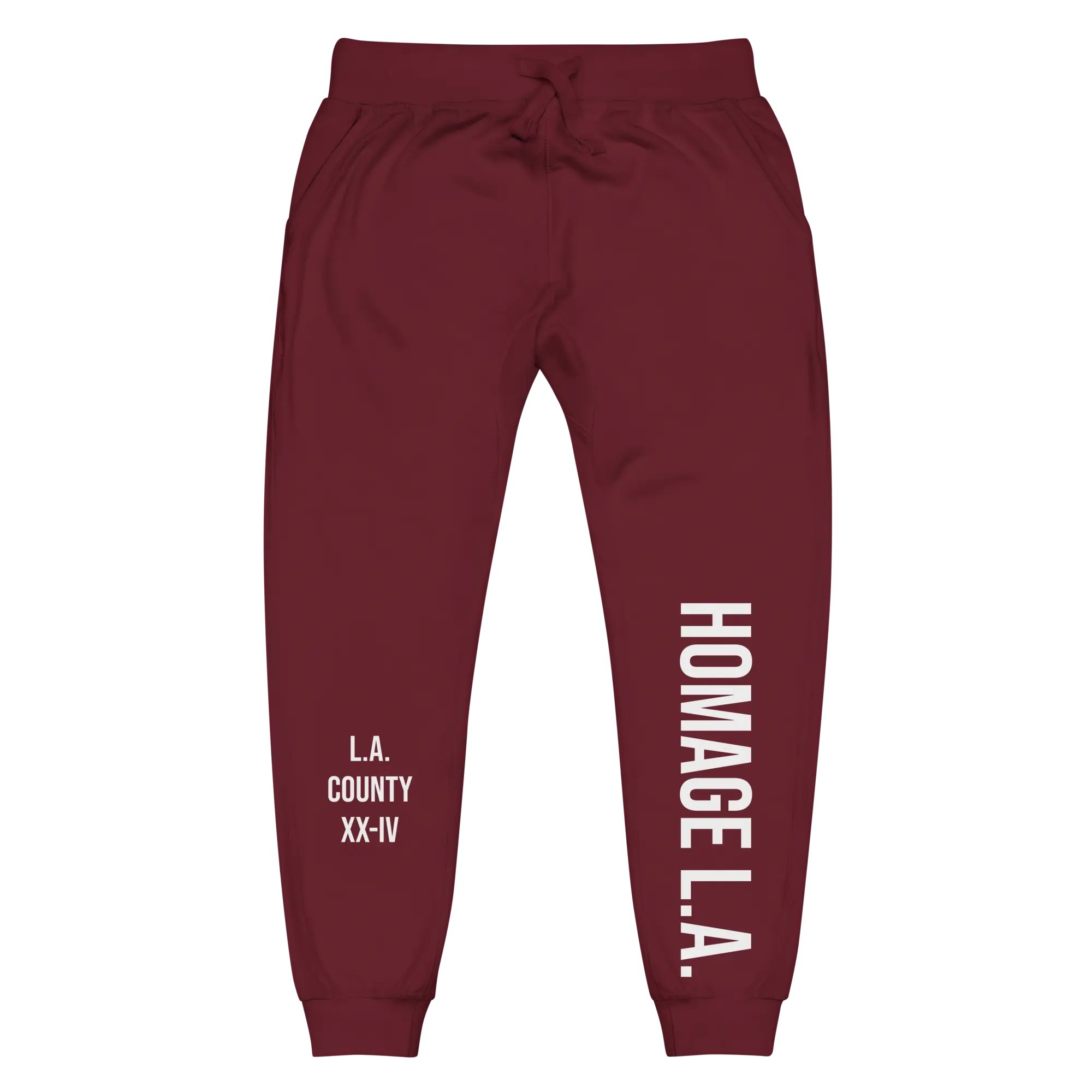 L.A. County Jogger Sweatpants - Maroon