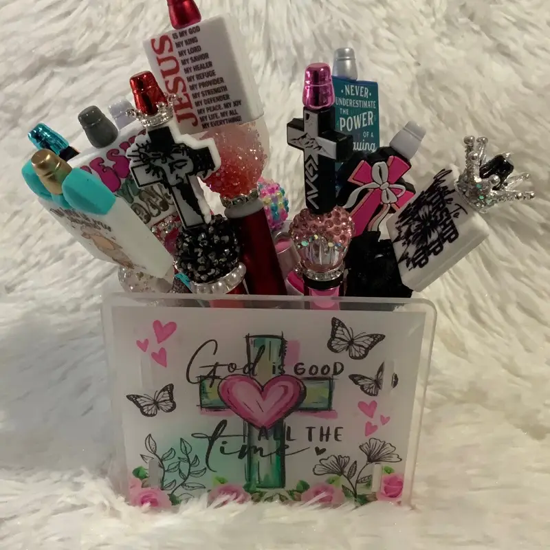 Acrylic Pen Holder Live Sale