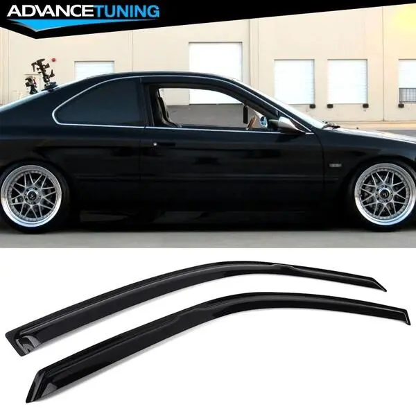 Fits 94-97 Honda Accord Coupe 2Door Acrylic Window Visors Rain Sun Guard 2Pc