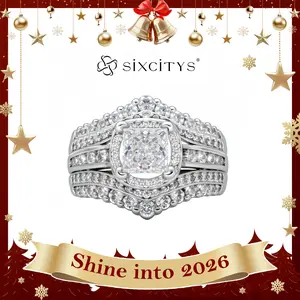 【V27】2026 Exclusive Elegant Square Shaped Rhinestone Decorated Multi-layered Cubic Zirconia Ring, Luxury Jewelry for Women, Trendy All-match & Exquisite Jewelry for Birthday Gift