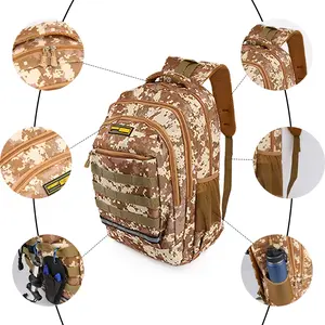 Large Capacity Fishing Backpack, Multi-Functional Outdoor Fish Gear Storage Bag, Multiple Compartments, Camping Fishing Travel Backpack