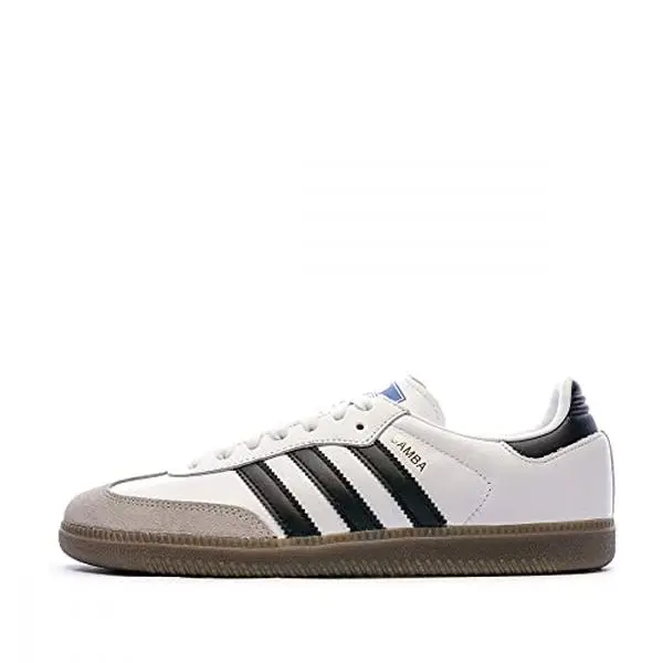 adidas Samba Og, Men's Sneaker, FTWR White Core Black Clear Granite, 8