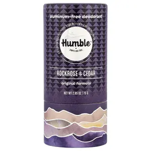 Humble Brands Aluminum-Free Deodorant, Rockrose & Cedar , 2.65 oz (75 g)