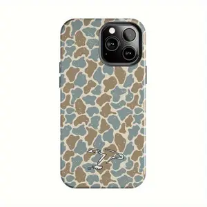 1pc Waterfowl Duck Camouflage Pattern Phone Case, Compatible with iPhone 11 12 13 14 15 Pro Phone Case 16 Pro Max Cover Casing