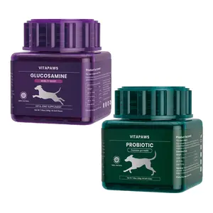 VitaPaws Vitality Pack: Glucosamine Mobility Boost + Probiotic Gut Health for Dogs