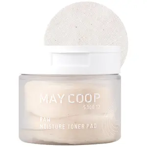 [MAY COOP Official Shop] Raw Moisture Toner Pad(160ml/70ea) l Hydrate & Plump, Soothe & Calm, Korean skincare