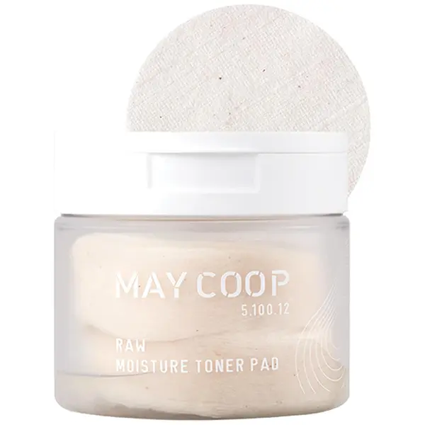 [MAY COOP Official Shop] Raw Moisture Toner Pad(160ml/70ea) l Hydrate & Plump, Soothe & Calm, Korean skincare